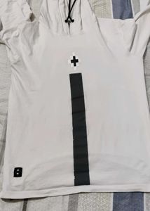 Men&#39;s  Huddy white T- Shirt full sleeve