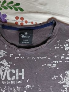Grey Printed Tshirt