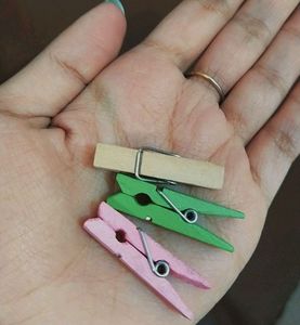 Mini wooden clips!🖇️