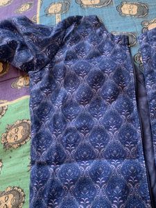 Elegant Blue Printed Kurta