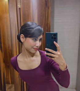Wine Coloured Long Sleeve Top