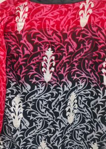 Red Black Beautiful Kurti