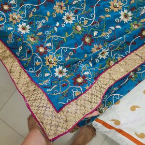 new embroidery saree....completely worked with embroidery
