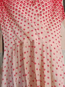 Red &amp; White Dress