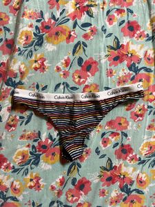 Calvin Klein Striped Thong