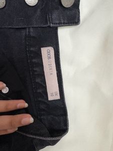 Distressed Denim Shorts