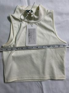 WITH TAG Sleeveless Crop Top