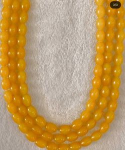 Yellow Beaded Necklace