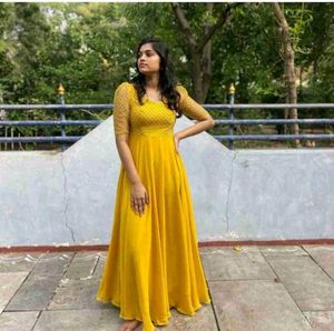 Flared A-line Gown