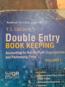 T.S Grewal Accounts Book For Class 12 Cbse