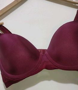 Burdundy Color 34 Bust Bra &amp; 32 Waist Panty Set