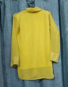 Yellow Lace Top