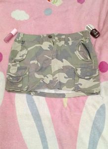 Camo Mini Skirt