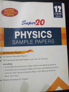 Physics Sample Paper Class 12