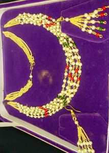Pearl Necklace &amp; Earring Set