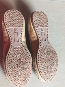 BEADS WORK Punjabi Juti For 6 Year Girl