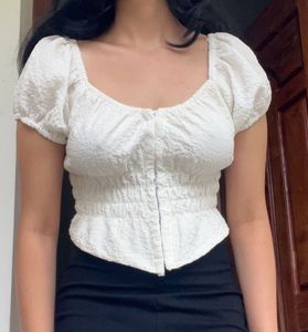 Imported Puff Sleeve Top