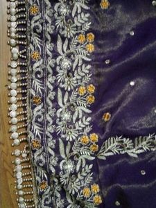 Embroidered salwar suit with dupatta