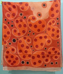 Khat Orange Saree