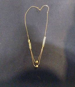 Double Layered Golden Metal Chain