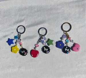 Ghibli Soot Spirit Charms Keychain