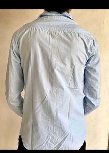 Dennis Lingo Blue Shirt 38 inch S Size