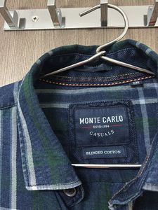 Monte Carlo plaid Check Shirt - M