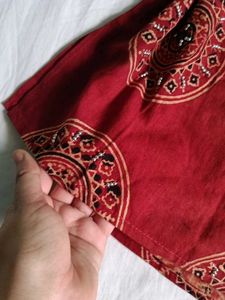 Womens Pure Cotton Rajasthani Short Kurti ❤️💕