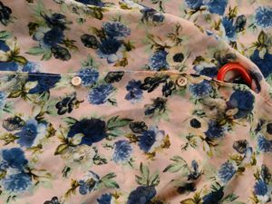 Floral Print Cold Shoulder Top