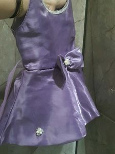 Lilac Flower Girl Dress