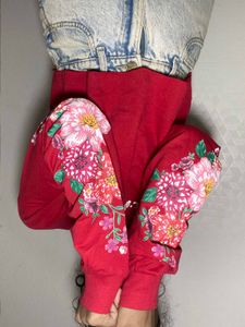 L'amour Floral Sleeve Sweatshirt