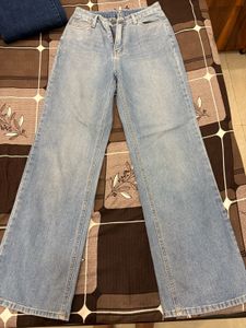 Wide Leg Denim Jeans