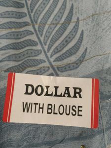 Elegant Blue Patterned Saree