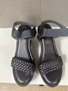 Black Catwalk Wedges