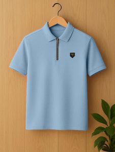 Boy's Light Blue Polo Shirt