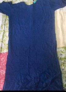 Blue Working Kurta
