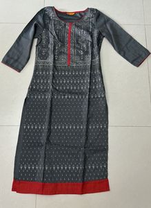 Grey Printed Kurti