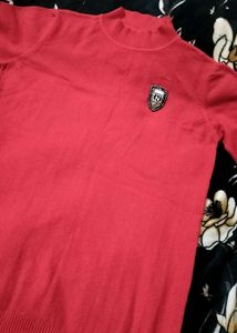 Coral Knit Mock Neck Top women