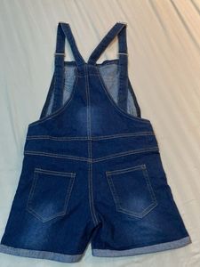 Denim Short Overalls