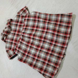 Plaid Butterfly Coat