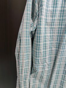 A Checked Bluesish Greyish Shirt, Comfortable Good
