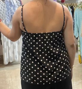 Polka Dot Spaghetti Top