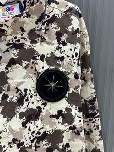 Kids Asymmetrical Camo Print Kurta