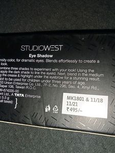 Studiowest Smokey Eyeshadow Shade Palate