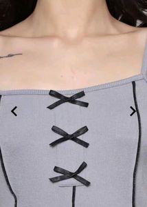 Gray Mini Slip Dress