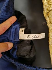 Ira Soleil Beige And Blue Lehenga For Sale
