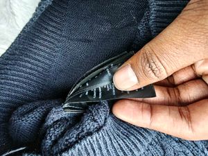 H&amp;M Black Cable Knit Sweater