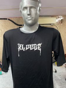 Graphic Print Black T-Shirt