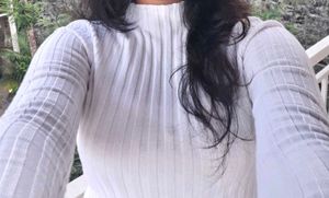 Ribbed Mock Neck Top