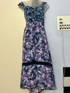 Stylish Tie-Dye Maxi Dress